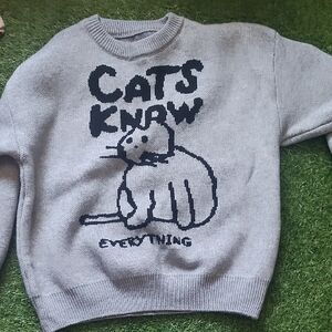 Cats Know EVERYTHING Sweater